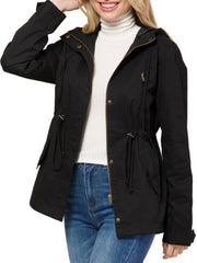 Load image into Gallery viewer, Shorty - Classic Lined Anorak Utility Jacket – Adjustable Waist, Full-Length Zip, All-Season Style