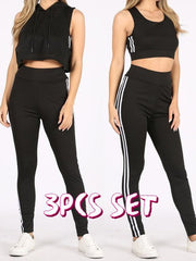 Load image into Gallery viewer, Shorty - Three Piece Sweatsuit Set