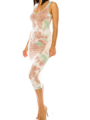 Load image into Gallery viewer, Shorty - Blush Tie Dye Midi Dress