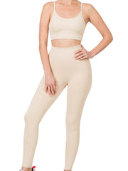 Load image into Gallery viewer, Shorty - Fitness Cami Bra and Leggings Set