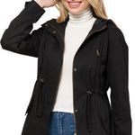 Load image into Gallery viewer, Shorty - Classic Lined Anorak Utility Jacket – Adjustable Waist, Full-Length Zip, All-Season Style
