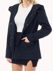 Load image into Gallery viewer, Shorty - Classic Lined Anorak Utility Jacket – Adjustable Waist, Full-Length Zip, All-Season Style