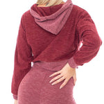 Load image into Gallery viewer, Shorty - Two Piece Knit Fabric Hoodie and Biker Short Set

