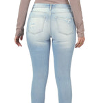 Load image into Gallery viewer, Shorty - Distressed Skinny Jeans - Light
