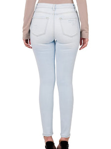 Shorty - Distressed Skinny Jeans - Very Light