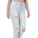 Load image into Gallery viewer, Shorty - Distressed Skinny Jeans - Very Light
