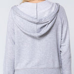 Load image into Gallery viewer, Shorty - Grey Hoodie Zip Up Jacket
