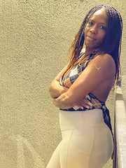 Load image into Gallery viewer, Shorty - Knit Halter Top with back Tie
