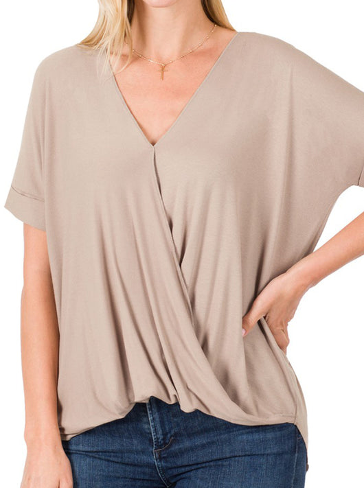 Shorty - Plus Size Ravon Crepe Layered Top