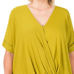 Load image into Gallery viewer, Shorty - Plus Size Ravon Crepe Layered Top
