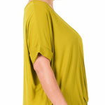 Load image into Gallery viewer, Shorty - Plus Size Ravon Crepe Layered Top
