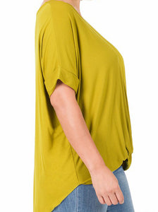 Shorty - Plus Size Ravon Crepe Layered Top