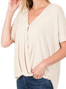 Shorty - Plus Size Ravon Crepe Layered Top
