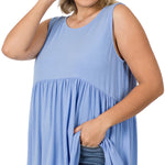 Load image into Gallery viewer, Shorty - Plus Size Waist Shirring Top
