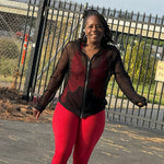 Load image into Gallery viewer, Shorty - Ribbed Racerback Jumpsuit - Red
