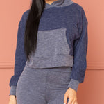 Load image into Gallery viewer, Shorty - Two Piece Knit Fabric Hoodie and Biker Short Set
