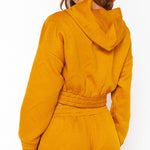 Load image into Gallery viewer, Shorty - Letter Embossed Zip Hoodie &amp; Jogger Set
