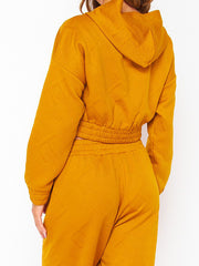 Load image into Gallery viewer, Shorty - Letter Embossed Zip Hoodie &amp; Jogger Set
