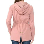 Load image into Gallery viewer, Shorty - Safari Jacket with Hoodie - Pink
