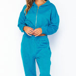 Load image into Gallery viewer, Shorty - Letter Embossed Zip Hoodie &amp; Jogger Set
