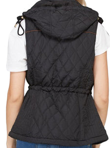 Shorty - Quilted Vest with Detachable Hood - Versatile Style for Any Weather