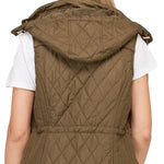 Load image into Gallery viewer, Shorty - Quilted Vest with Detachable Hood - Versatile Style for Any Weather
