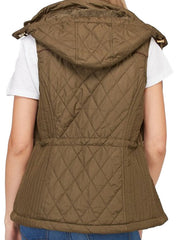 Load image into Gallery viewer, Shorty - Quilted Vest with Detachable Hood - Versatile Style for Any Weather
