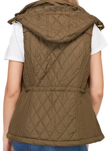 Shorty - Quilted Vest with Detachable Hood - Versatile Style for Any Weather