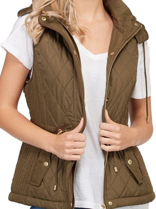 Shorty - Quilted Vest with Detachable Hood - Versatile Style for Any Weather