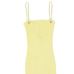 Load image into Gallery viewer, Shorty - Stretch Ribbed Bodycon Dress w/ Metal Chain Strap
