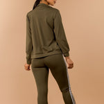Load image into Gallery viewer, Shorty 3 Piece Tank, Jacket and Leggings Activewear Set
