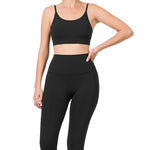 Load image into Gallery viewer, Shorty - Fitness Cami Bra and Leggings Set
