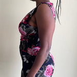 Load image into Gallery viewer, Shorty - Floral Print bodycon fit Dress
