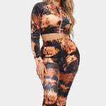 Load image into Gallery viewer, Shorty - Tie Die Crop Jacket and Joggers Set
