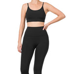 Load image into Gallery viewer, Shorty - Workout Cami Bra &amp; Leggings Set
