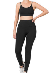 Load image into Gallery viewer, Shorty - Workout Cami Bra &amp; Leggings Set
