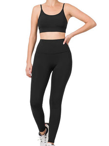 Shorty - Workout Cami Bra & Leggings Set