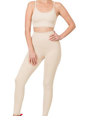 Load image into Gallery viewer, Shorty - Workout Cami Bra &amp; Leggings Set
