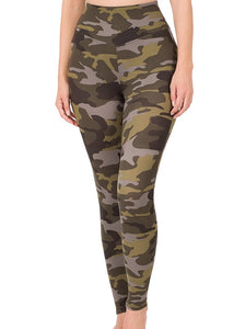 Shorty - Microfiber Camouflage Leggings