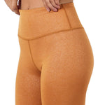 Load image into Gallery viewer, Shorty - Glitter High Waste Biker Shorts - Almond
