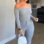 Load image into Gallery viewer, Shorty You Talking To Me Jumpsuit - Grey (Petite Size)
