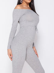 Load image into Gallery viewer, Shorty You Talking To Me Jumpsuit - Grey (Petite Size)
