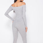Load image into Gallery viewer, Shorty You Talking To Me Jumpsuit - Grey (Petite Size)
