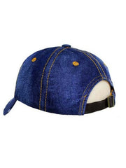 Load image into Gallery viewer, Shorty - Washed Distressed Denim Cap
