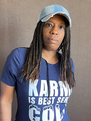 Load image into Gallery viewer, Shorty - Washed Distressed Denim Cap
