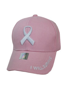 Shorty - I will survive - Breast Cancer - Baseball Cap