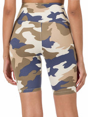 Load image into Gallery viewer, Shorty - Microfiber Camo High Waste Shorts
