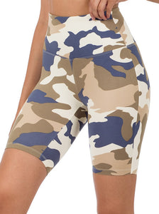 Shorty - Microfiber Camo High Waste Shorts