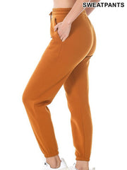 Load image into Gallery viewer, Shorty Jogger Drawstring Sweatpants - Almond
