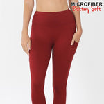 Load image into Gallery viewer, Shorty Microfiber Leggings with Pockets
